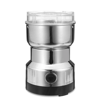 

Electric Spices Nuts Coffee Bean Mills Cutter Grinder with Stainless Steel for Home Kitchen FPing