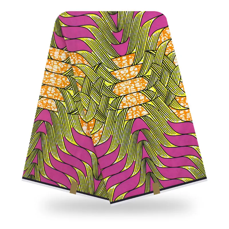Хлопок Анкара ткань tissu для платья настоящий воск Высокое качество африканская ткань воск принты ткань - Цвет: YJ751207C15
