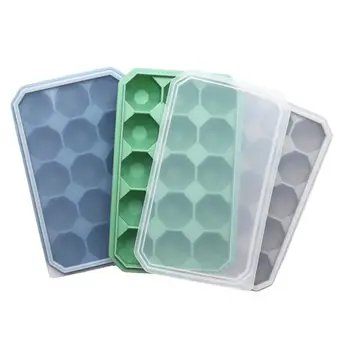 

15 Grids Silicone Ice Cube With Lid Eco-Friendly Cavity Tray Ice Cubes Small Fruits Mold Ice Maker Ice Cube Making Kitchen Tools