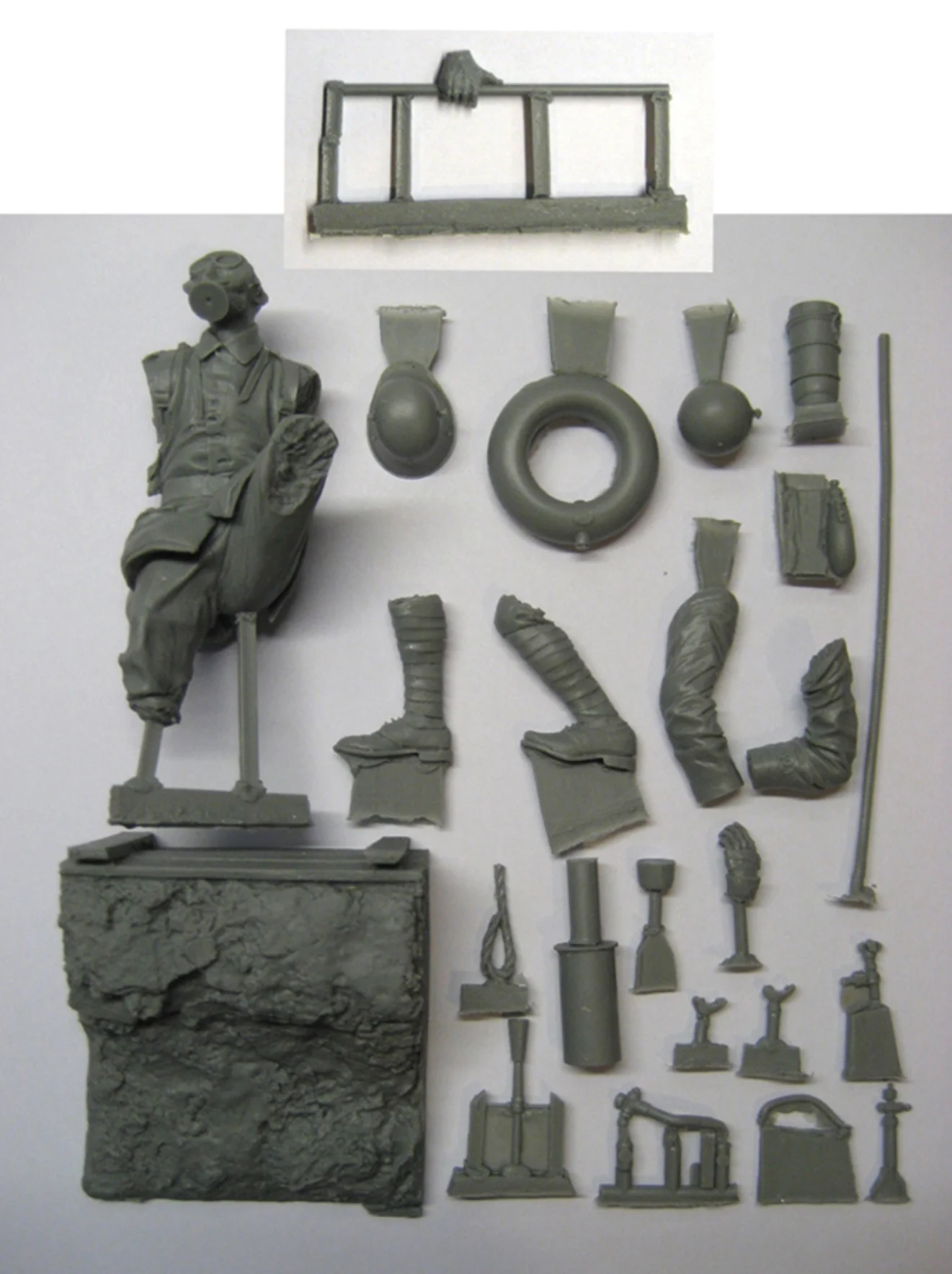 1/16 Resin Model Figure GK Military theme Unassembled and unpainted kit model building kits resin model kit action figure kit