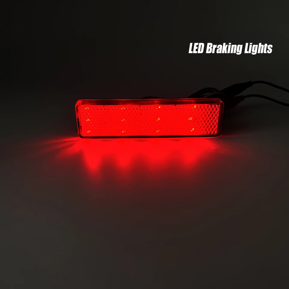Coppia Di Fanali Posteriori LED Con Riflettore Rosso | Freno/Stop E Nebbia | Compatibile Con Vivaro, Trafic, Master, Movano