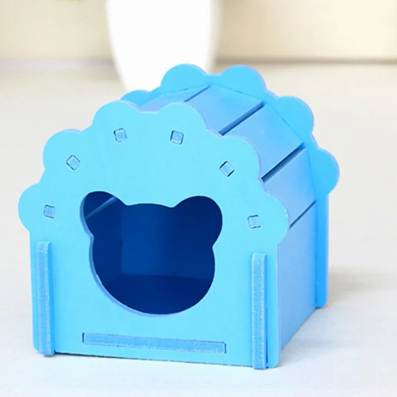Домашние игрушки для хомяка из дерева, домашние игрушки хомяк, Золотой Шелковый медведь, домик для сна, игрушка, зимний теплый домик, качели, клетка для хомяка