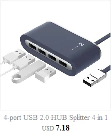 Usb-концентратор USB 3,0 концентратор для зарядки Профессиональный зажим дизайн Алюминиевый сплав 4 порта портативный размер туристическая станция для ноутбука