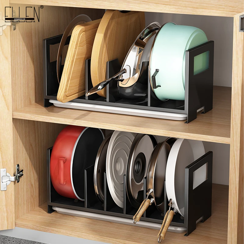 ELLEN Multifunction Kitchen Storage Cabinet Tableware Storage Combination Knives Holder Pot Holder EL606