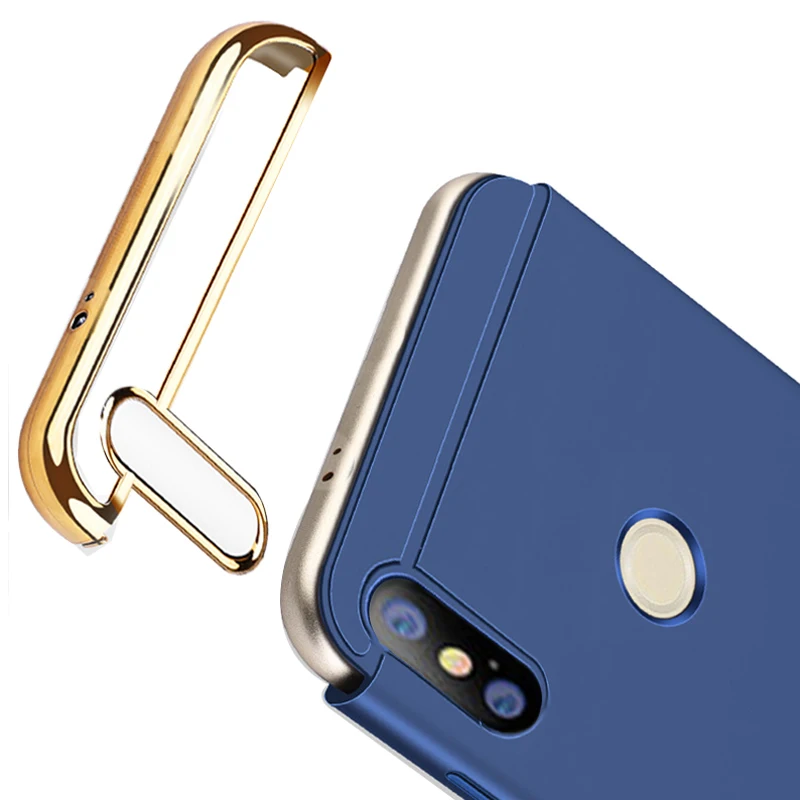 Luxury Plating Case For Xiaomi Redmi Note 7 Pro Case Hard PC Matte 3 in 1 Full Cover For Redmi Note 5 6 7 Pro Mi 9 SE Case Capa (7)