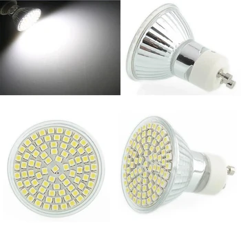 

LED Bulb Light Home Shops Office Lamp Spotlight Spot GU10 60 SMD 120° 5W 220V Warm White