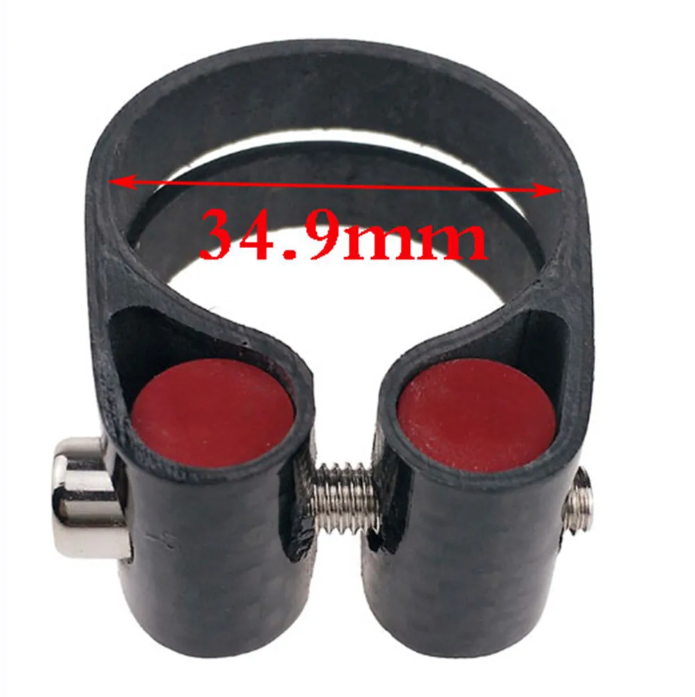 B2 34.9mm 18g3K углеродный зажим для шоссейного велосипеда Clip Зажим для горного велосипеда parts зажим для велосипедов - Цвет: B2 34.9mm