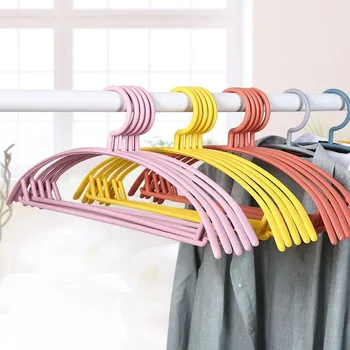 

Seamless Non-Slip Hanger Anti-Shoulder Corner Household Hanger Multi-Function Drying Rack Plastic Cloth Rack Hook Drying Rack