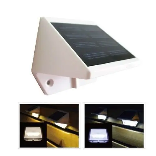 

4LED Solar Triangular Wall Lamp New Style Solar wei lan deng Solar Fence Lamp Amazon Hot Selling