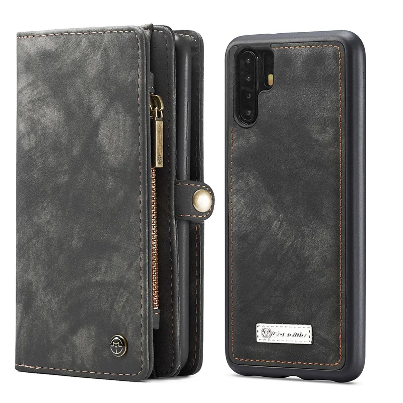 Кожаный чехол-бумажник с отделением для карт 11 для huawei P30 Pro mate 20 P20 Lite с 3 отделениями для денег, мягкий чехол-подставка из ТПУ с краями, чехол-накладка из поликарбоната