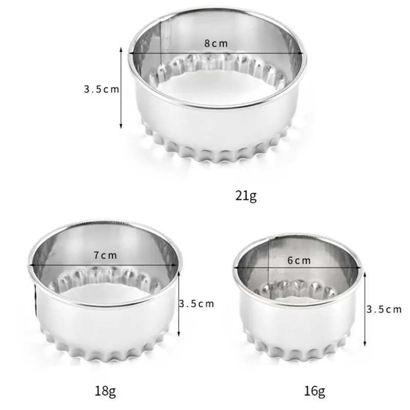 304 Stainless Steel Dumpling Maker 3pcs/set