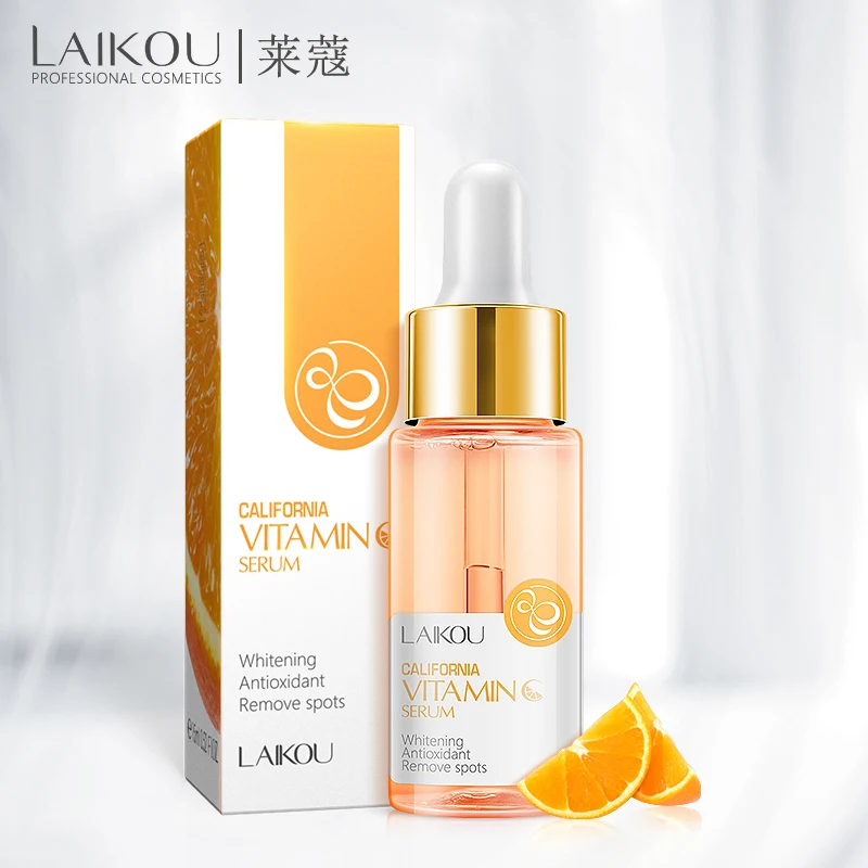 Bye 10 Get 1 LAIKOU Serum Vitamin C Essence Acne print Anti-Aging Pure Whitening Hydration The Ordinary Skin Care Face Serum Bye 10 Get 1 LAIKOU Serum Vitamin C Essence Acne print Anti-Aging Pure Whitening Hydration The Ordinary Skin Care Face Serum