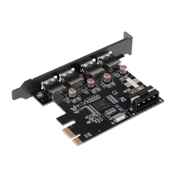 

4Ports USB 3.0 5000Mbps PCI Express (PCIe) Expansion Card for Windows xp/7/8