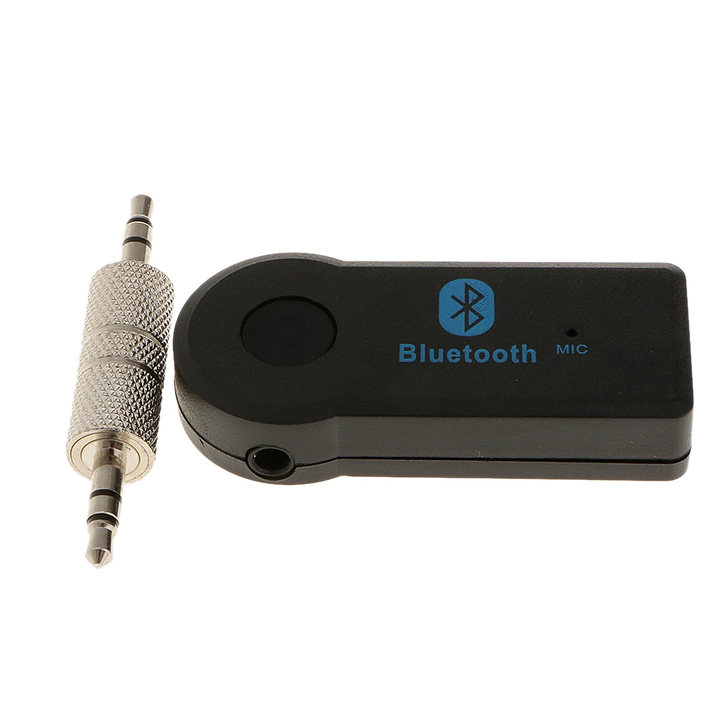 2x Wireless Bluetooth 3.5mm AUX Audio Stereo Music Home Car Receiver Adapter