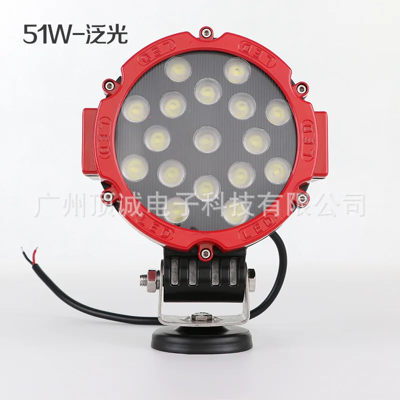 51Wled Work Light Spotlights SUV Ceiling Light Wrangler Front Bumper Bulb outside China Warehouse Distribution Local Straight Ha