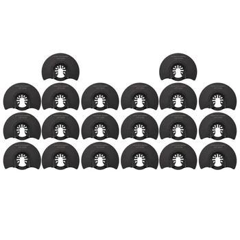 

20Pcs HCS Flush Segment Starlock Multi Saw Blade Pack Oscillating Tool Blades for Cutting Wood Drywall Plastics
