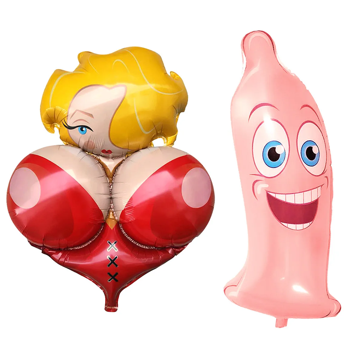 Новинка надувные шары Забавный надувной пенис/грудь Девичник украшение для