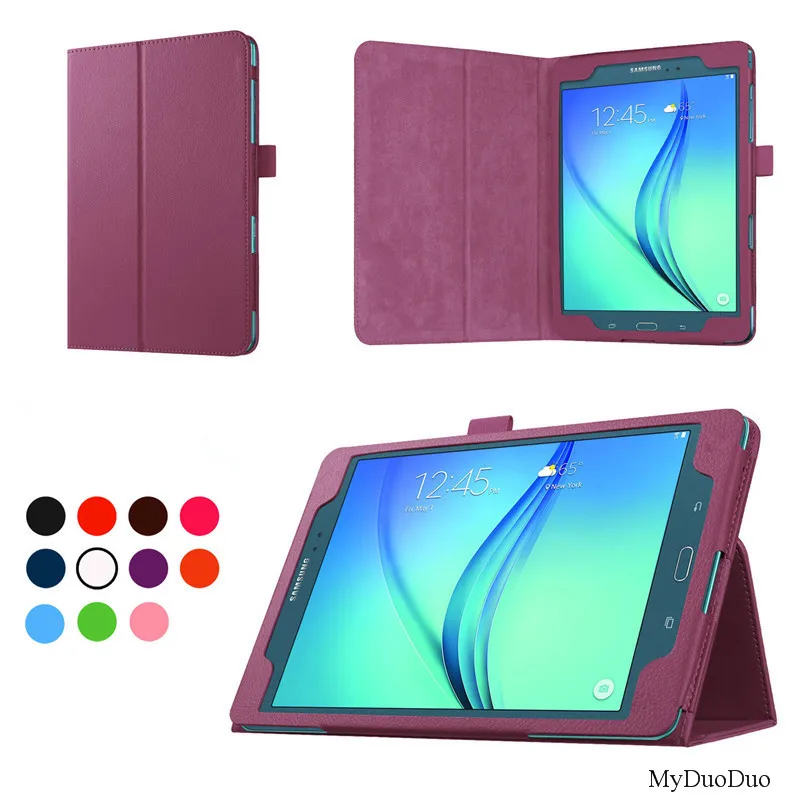 Чехол для Samsung Galaxy Tab A T550 T555 9 7 дюйма sm t550 флип подставка из искусственной кожи