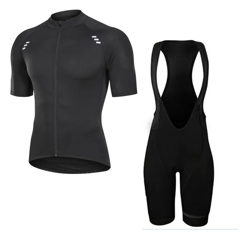 Летняя Высококачественная Мужская одежда для велоспорта Pro Team, черная дышащая быстросохнущая одежда для велоспорта с коротким рукавом - Цвет: 3