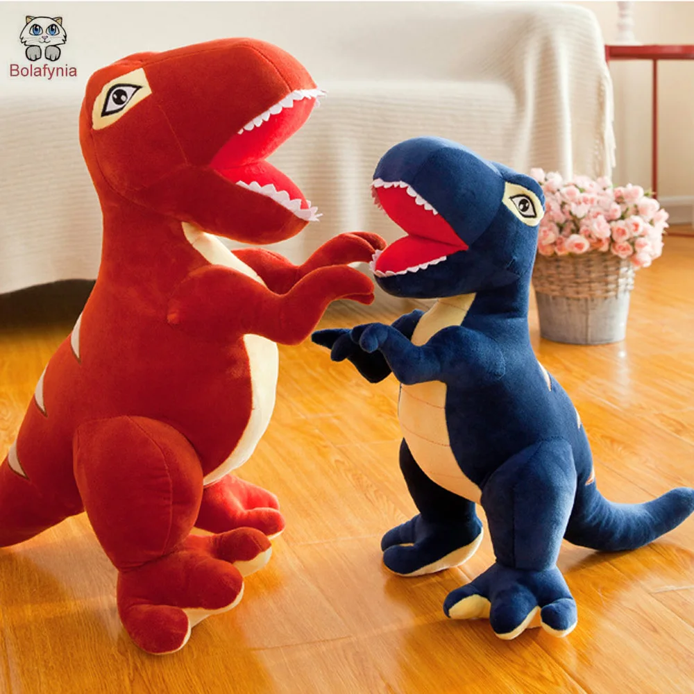 Children Plush Stuffed Toys For Christmas Birthday Gift New Creative Doll Dinosaur Tyrannosaurus Rex
