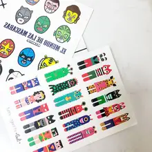 Детские Временные татуировки для детей, детские татуировки, наклейки для большого пальца, аниме, детские наклейки