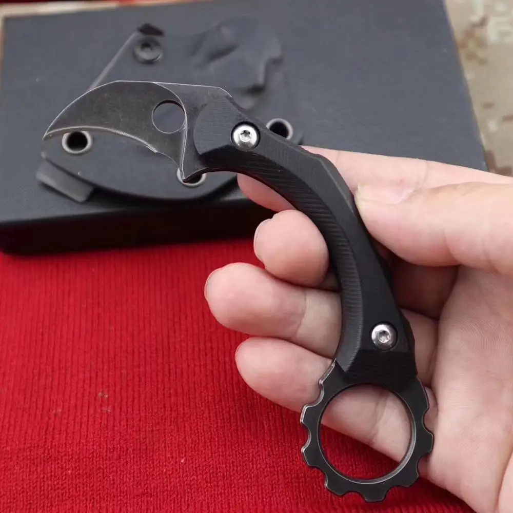 Тактический karambit Высококачественный портативный нож Скорпион коготь нож открытый кемпинг джунгли выживания битва фиксированное лезвие само defe