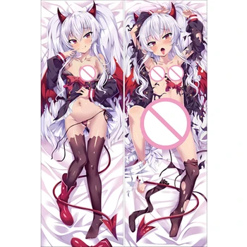 

Anime Bombergirl Grim Aloe Dakimakura Cover Urushi Bolster Body Pillowcase