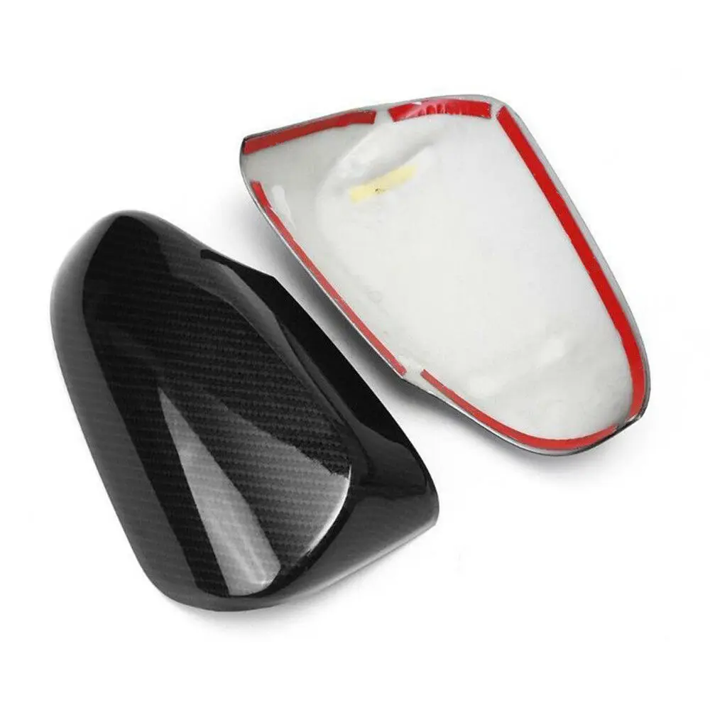 

Exterior Mirror Cover ABS Black Protection 1 Pair Carbon Fiber Style For Toyota CHR C-HR 2016-2018 Set