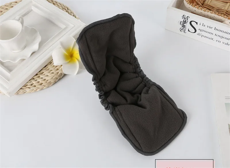 

New Bamboo Charcoal Reusable Diaper Inserts Bamboo Cotton Hemp Cloth Diaper Nappy Changing Mat Microfiber Nappy Liners Washable