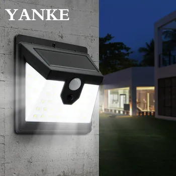 

YANKE High Quality Wall Lamp Solar Light PIR Motion Sensor Lawn Outdoor Garden Light Garage House Path Lighting Night Light