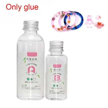 

AB Crystal Glue Jewelry Making Accessories Tool Clear Transparent Resin Epoxy Mixed Anti-yellow Quick Drying High Adhesive #734