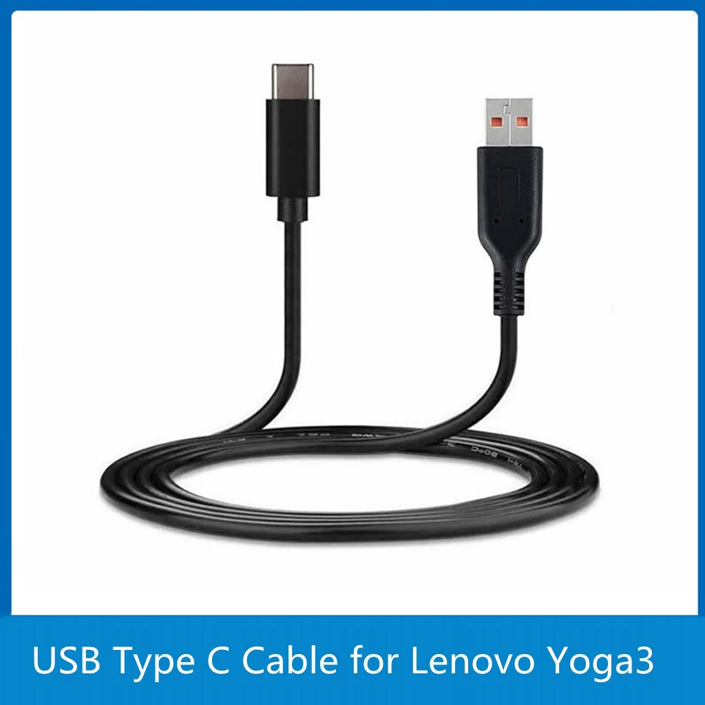 

USB Type C Cable for Lenovo Yoga3 Pro Yoga4 Pro USB C Cable for Yoga 700 900 Miix 700 Fast Charging Wire Laptop Charge Cord 1.5m