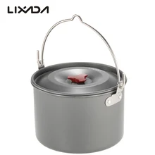 Lixada 4L походная посуда для походов, приготовления пищи, для пикника, кастрюля, походная плита, инструмент