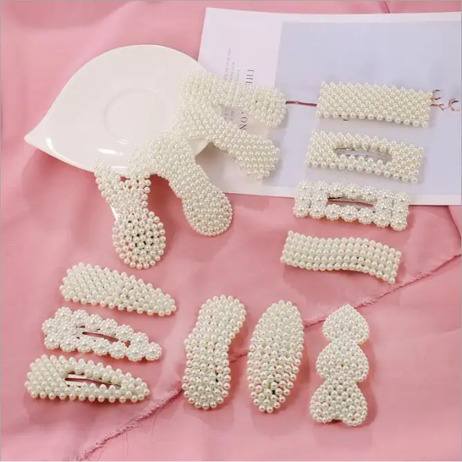 

Women Girl Korea Hollow Geometric Waterdrop Acrylic Hair Clips Shiny Tinfoil Sequins Hairpin Hair Accessories Barrette