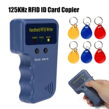 125KHz EM4100 RFID Copier Writer Duplicator Programmer Reader + T5577 EM4305 Rewritable ID Keyfobs Tags Card 5200 Handheld Access Control 125KHz EM4100 RFID Copier Writer Duplicator Programmer Reader + T5577 EM4305 Rewritable ID Keyfobs Tags Card 5200 Handheld Access Control