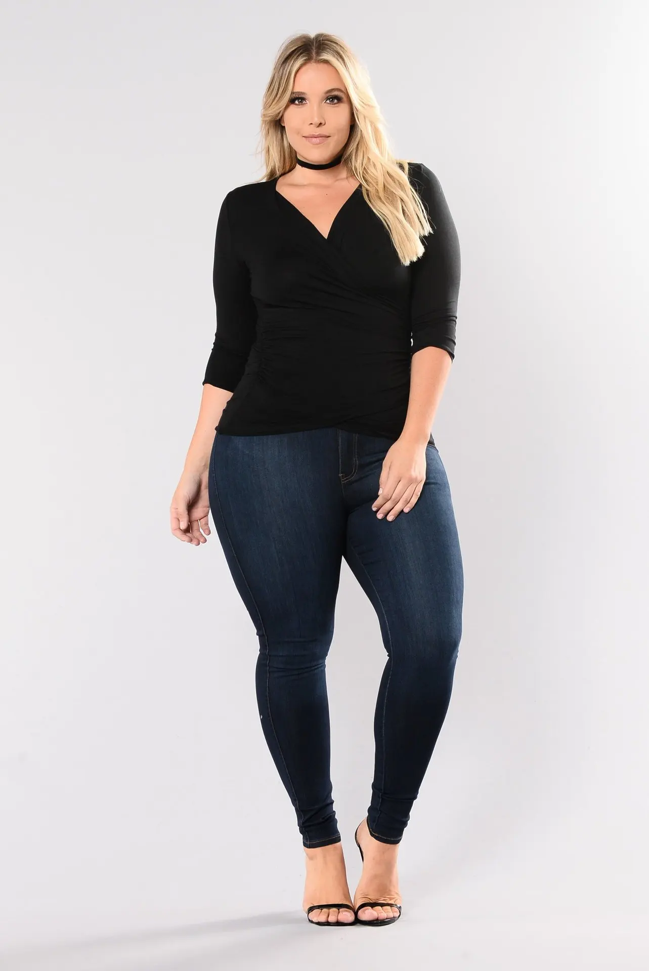Stretch Denim Skinny Jeans Pencil Pants 