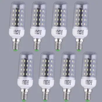 

220V-240V LED Corn Light Lamp E14 SMD4014 LED Lampada LED Bulb 56LEDs Chandelier Candle LED Light For Home Decoration