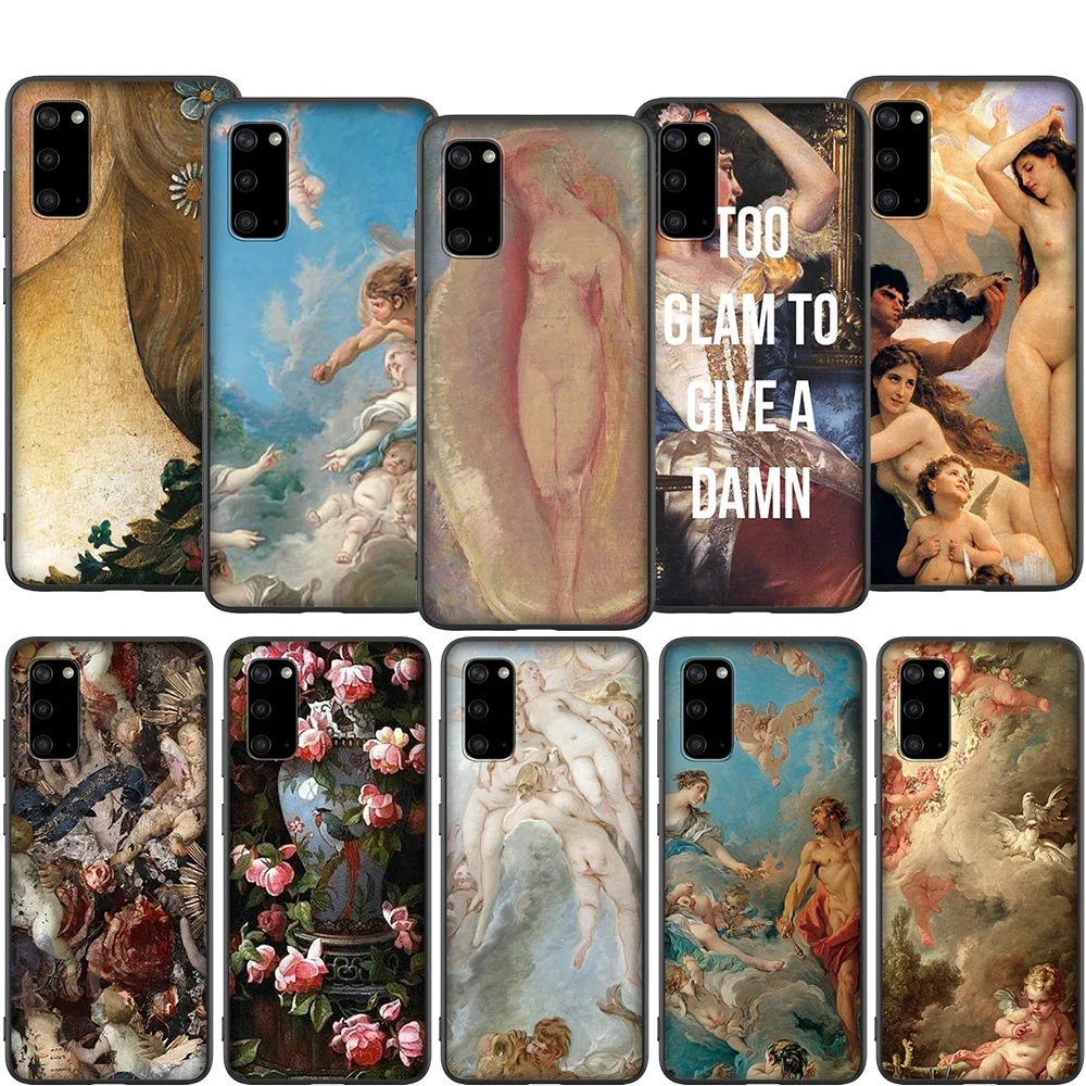 Чехол T139 с изображением родов венерины для Samsung A2 A3 A5 A6 A7 A8 A9 A10S A20S A30S A40S A50S A70S J4 J6 J7 J8