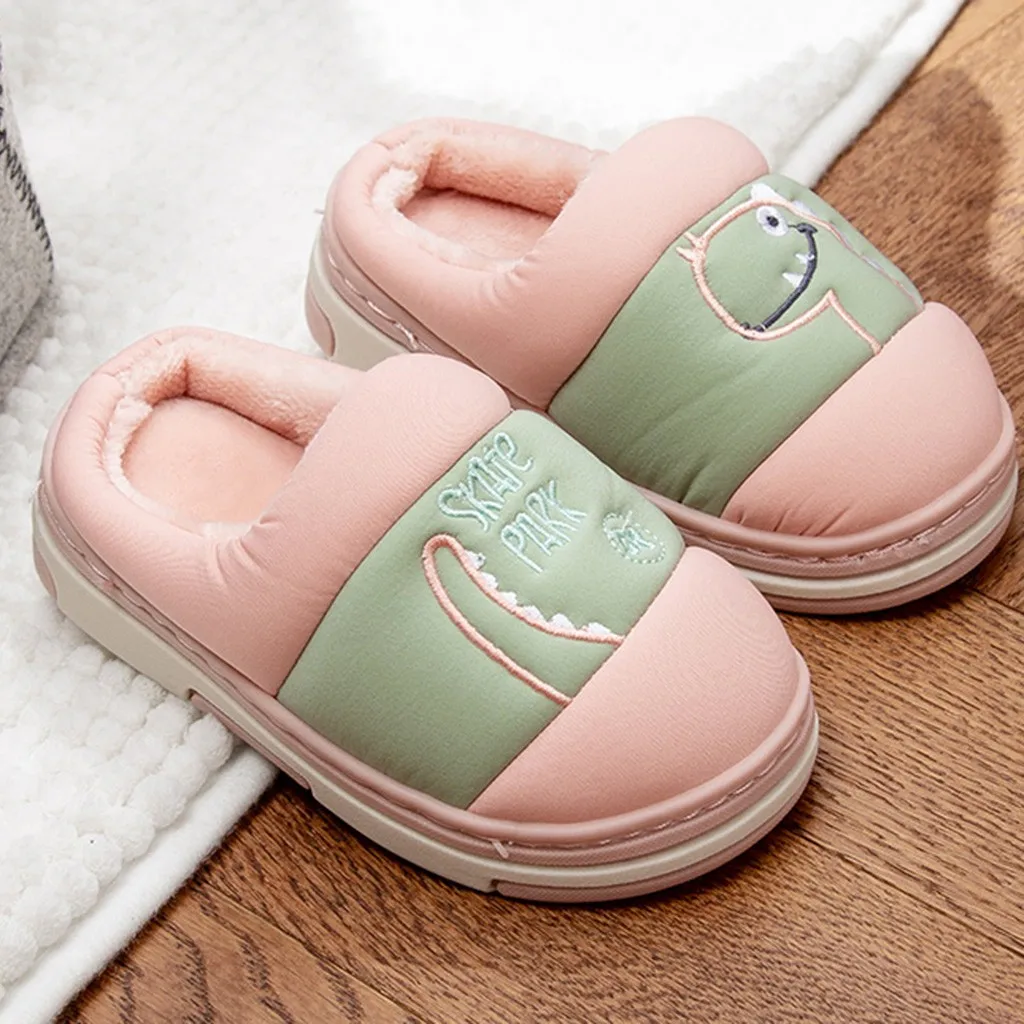 Toddler Baby Girl Kids Winter Slippers For Girls Children Boys Girls Slippers Kids Cartoon Flip Flops Kids Home Shoes Fur Slides