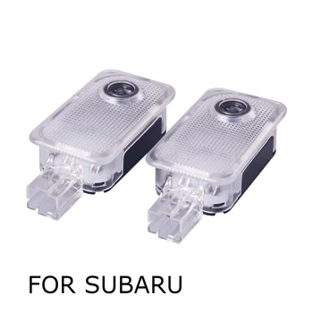 

LED Car Door Logo welcome Light laser Projector Warming Lamp Ghost Shadow for subaru Tribeca XV Forester Legacy Outback Impreza