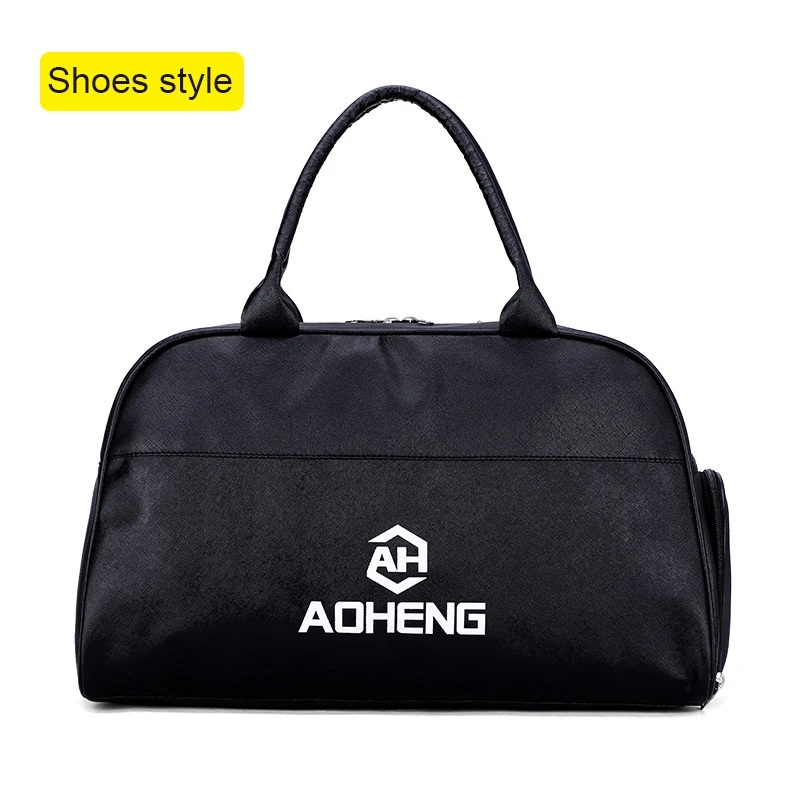 ПУ кожаные, для спортзала сумка Водонепроницаемость Для женщин спортивная сумка для обуви большой Для мужчин Путешествия тренировочная сумка TA Sac De Sport Gymtas XA213D - Цвет: Shoes Black
