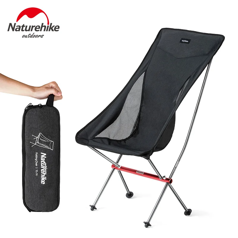 

Naturehike Camping Chairs Foldable Picnic Fishing Chair Portable Outdoor Compact Aluminum Folding Chair Lightweight Beach Chair