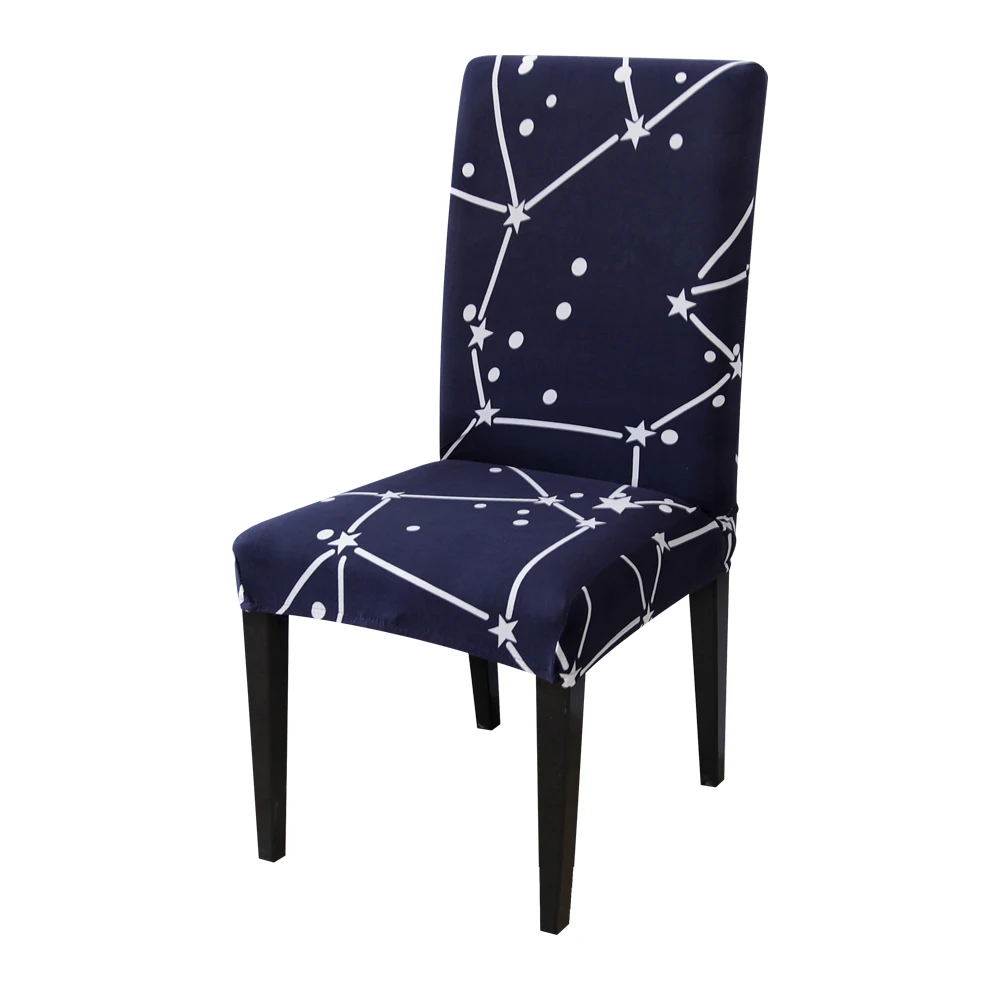 A-1pc New Anti-dirty Removable Cover Floral Print Chair Seat Covers Protector Seat Slipcovers Hotel Banquet Home Wedding Decor - Цвет: A-1pc