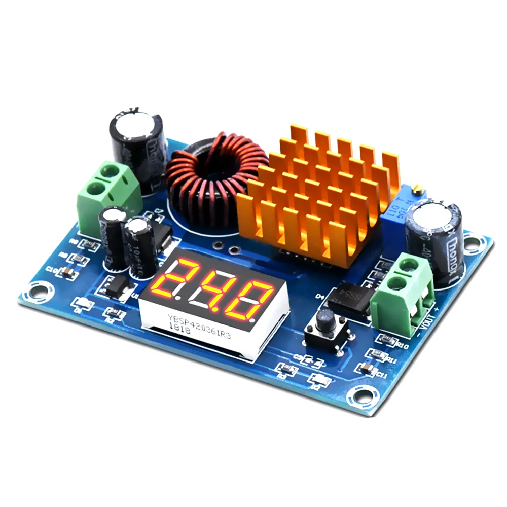 DC 3V-35V DC/DC 5V-45 с повышением до модуль цифровой вольтметр DC-DC Step Up Модуль повышающий