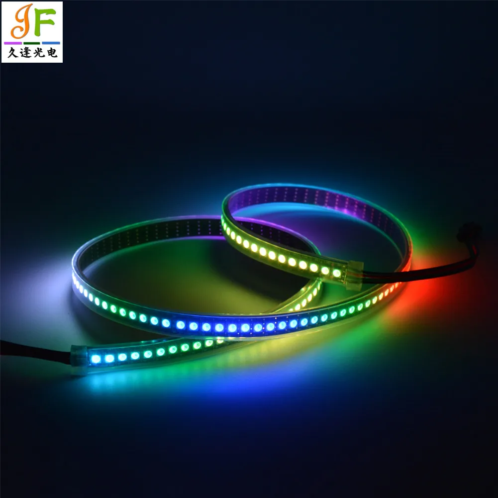 1 м/5 м APA107S HD107S Светодиодные ленты пиксель rgb светодиодные ленты света, DC5V 5050 SMD адресуемый 30/60/144 светодиодный s/m, белая/черная печатная плата, IP20/IP65/IP67