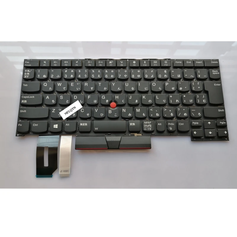 Новинка для ThinkPad E480 E485 E490 E495 L480 L490 P43 клавиатура JP JA Japanese без подсветки|Клавиатуры
