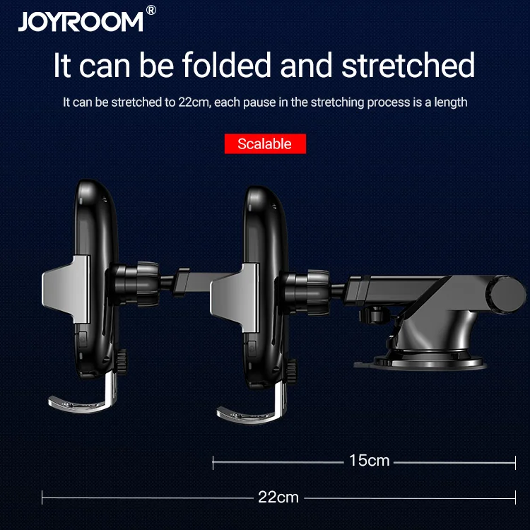 Joyroom автомобильное беспроводное зарядное устройство, беспроводная быстрая зарядка, автомобильный держатель для телефона, поддержка samsung 10 Вт iphone7.5вт, высокая мощность зарядки