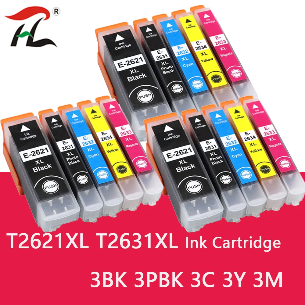 HTL Compatible for T2621 T2631 - T2634 Ink Cartridge EPSON XP 520 600 605 610 615 620 625 700 710 720 800 810 820 | Компьютеры и офис