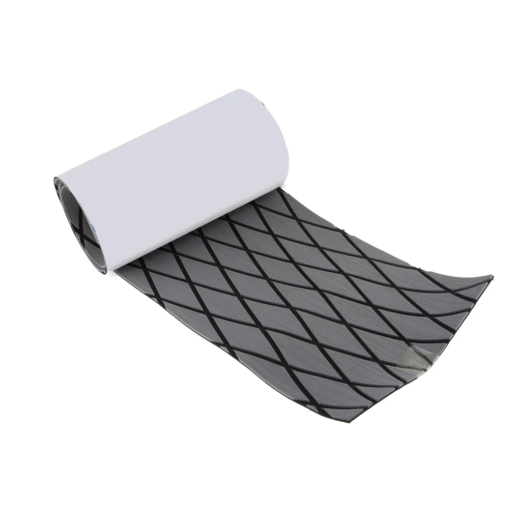 Cross Dark Grey Люкс 75 дюймов x 13 дюймов морской пол из искусственного тика EVA пены лодка настил лист ударопрочный Прямая поставка - Цвет: Cross Dark Grey