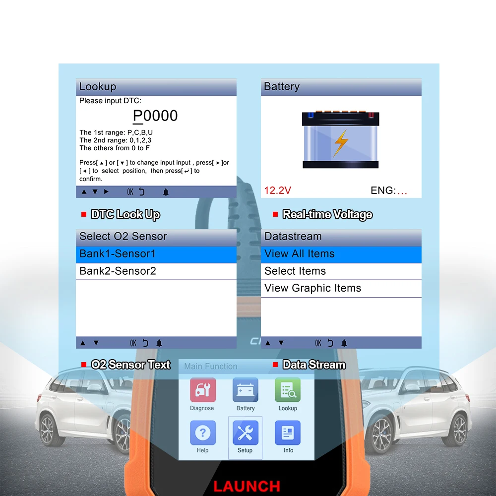 LAUNCH X431 CR-HD Pro для 12 В/24 В автомобиля и тяжелых грузовиков OBD OBD2 Диагностический Авто сканер инструмент считыватель кодов бесплатное обновление CR HD